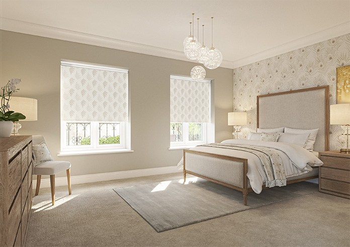 Delicate Ferns, Brown - Roller Blind - Image 7